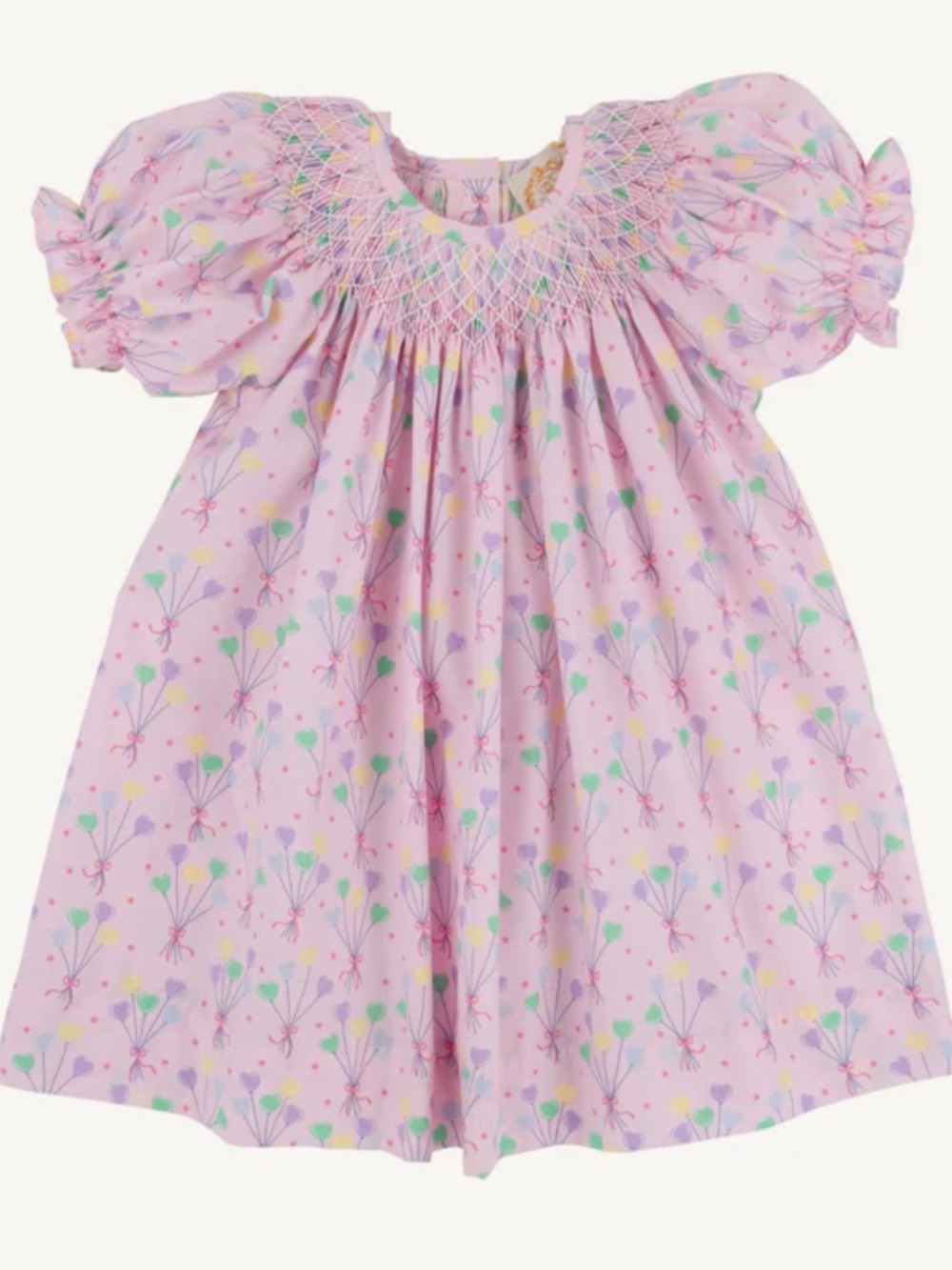 The Beaufort Bonnet Company Sandy Smocked Dress A Little Pop Girls Size 2T 8 NWT